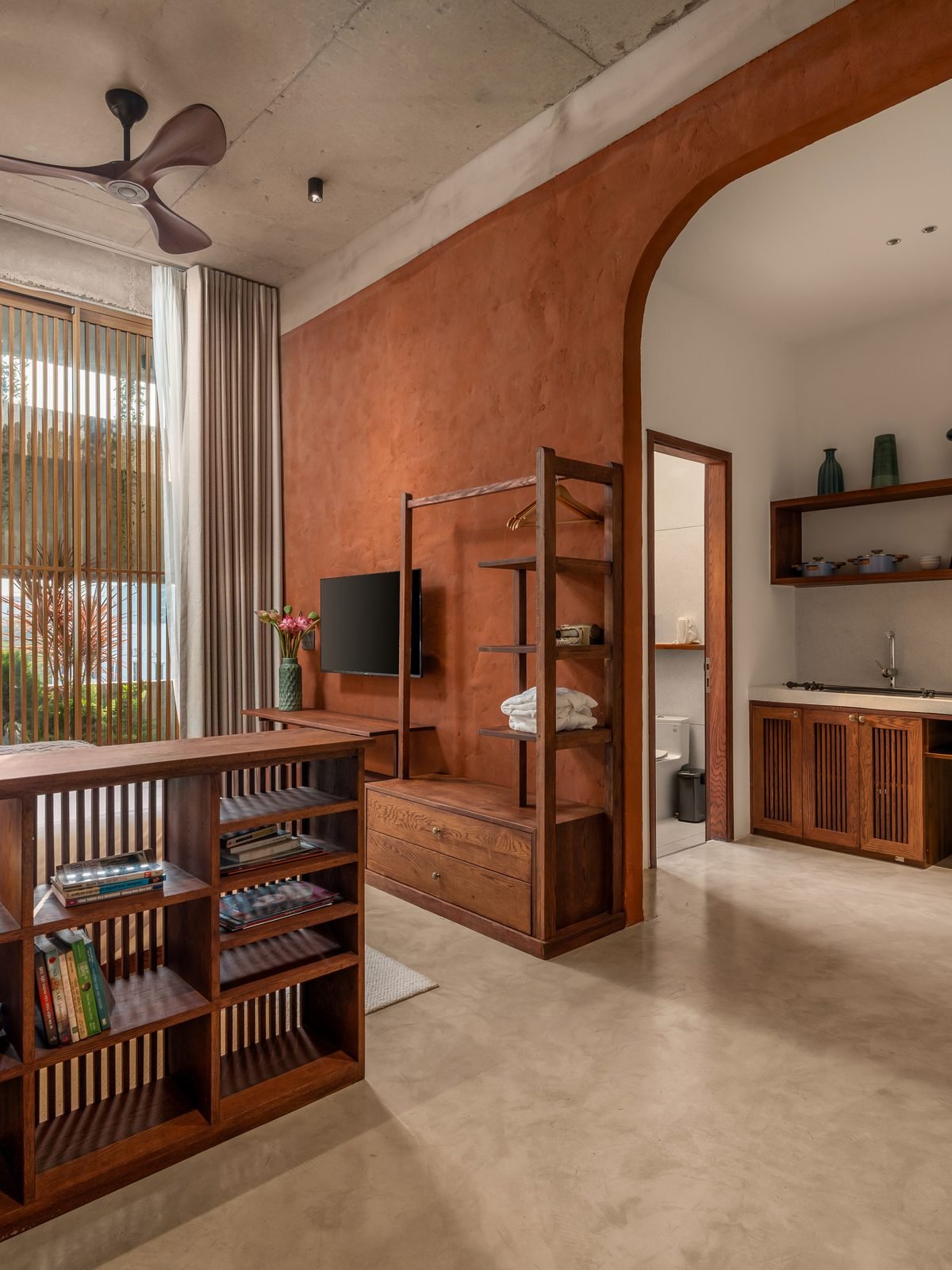One-Bedroom Studio with Balcony — kitchen detail