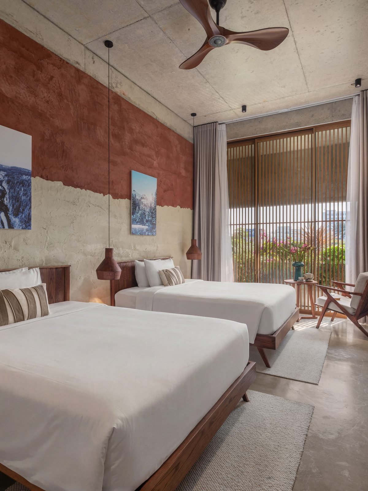 Deluxe Twin Room with Balcony — balcony view